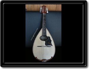 Classical bowlback mandolin